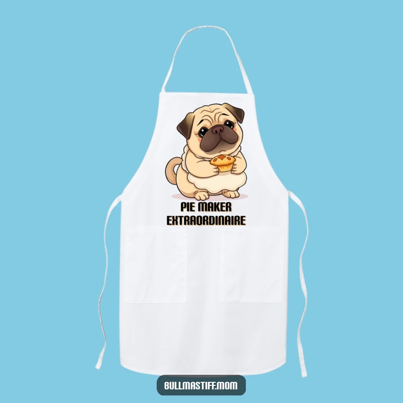 Funny Bullmastiff Baker Apron: Cute Dog Chef Apron for Kitchen Fun