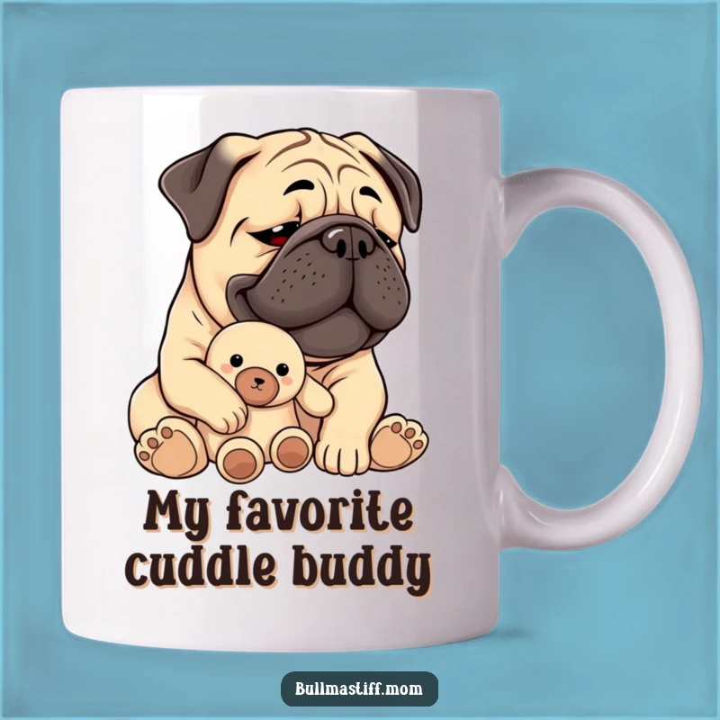 Funny Bullmastiff Plush Toy Mug: A Cherished Gift for Cozy Dog Lovers