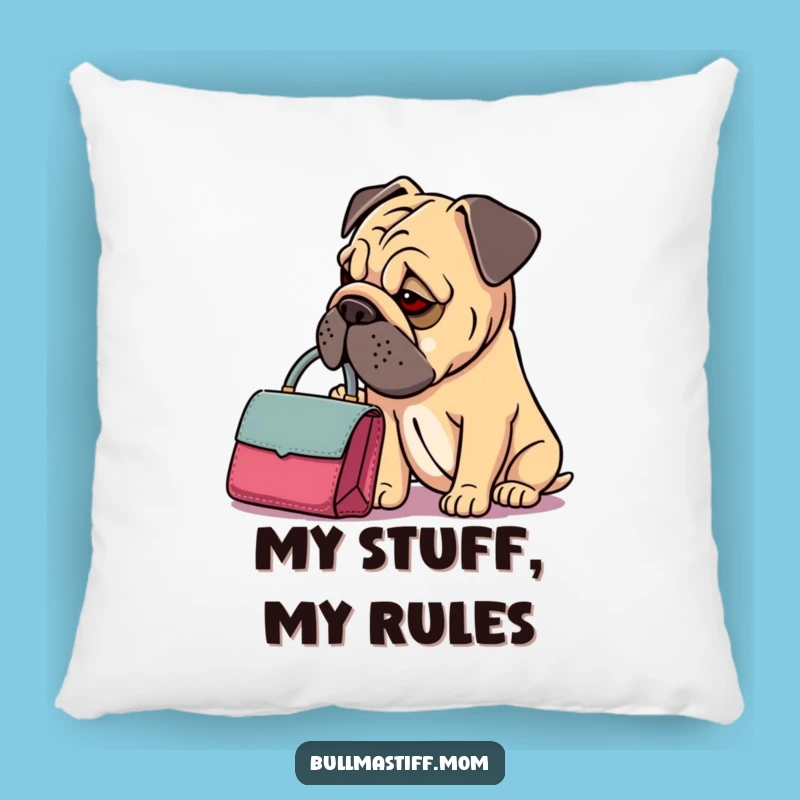 Soft Funny Bullmastiff Handbag Pillow: Dainty Purse, Thoughtful Style - Cozy Comfort Gift!