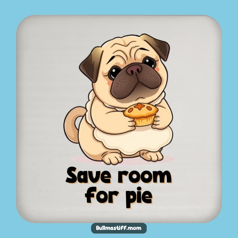 Funny Bullmastiff Baker Coaster Set: Cute Dog Protection for Tables