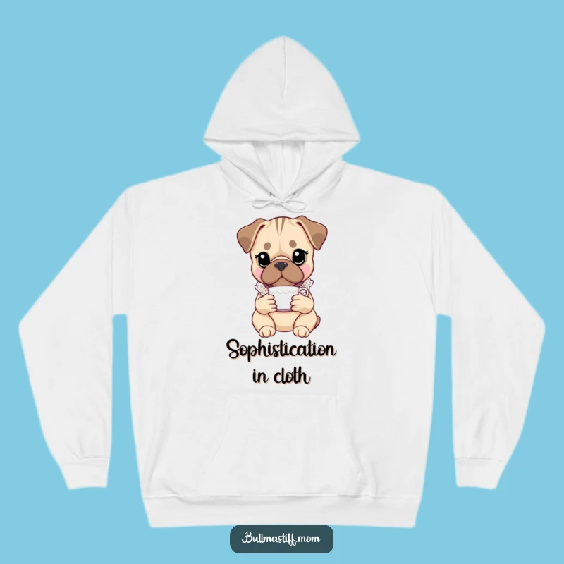 Cozy Funny Bullmastiff Hoodie: Regal Dog Lover Sweatshirt Gift Idea