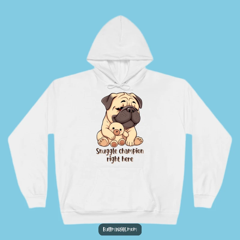 Heartwarming Funny Bullmastiff Plush Toy Hoodie: Cozy Vibes Guaranteed