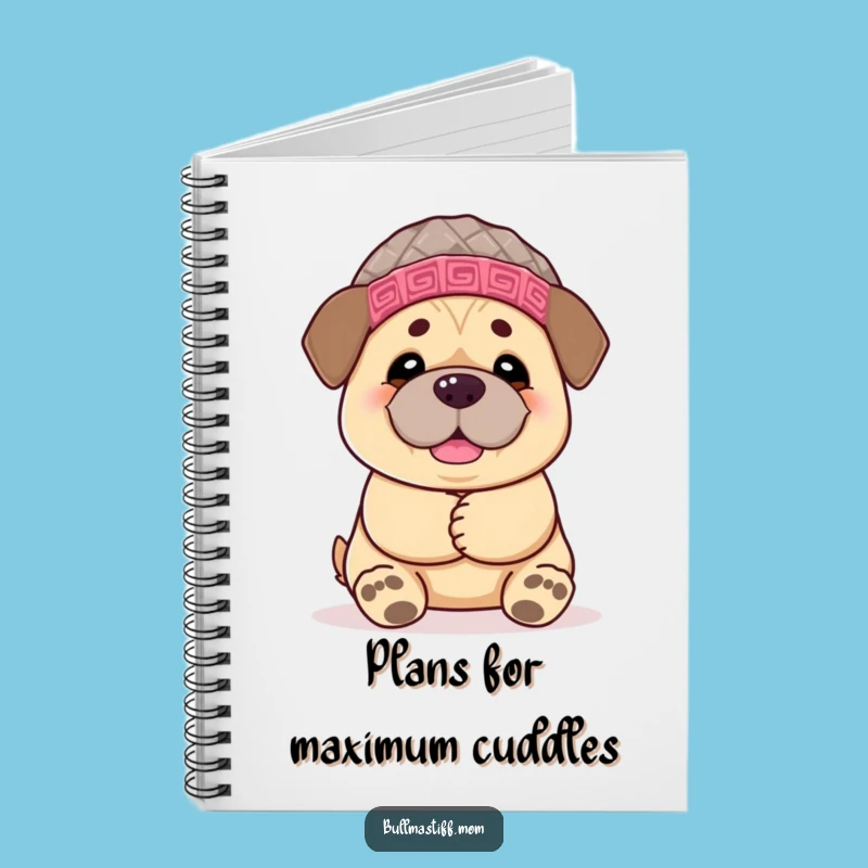 Funny Bullmastiff Notebook: Cheerful Hugs, Hilarious Journal for Dog Lovers
