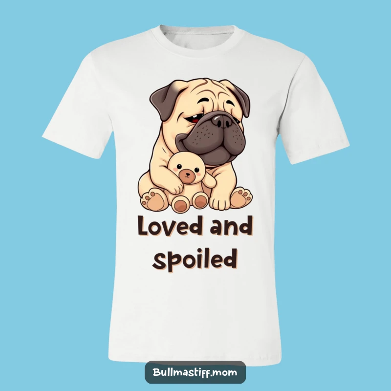 Funny Bullmastiff Plush Toy T-Shirt: Cozy Comfort for Dog Aficionados