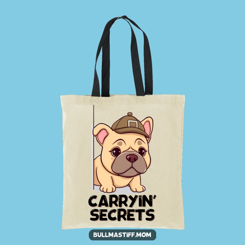 Funny Bullmastiff Detective Tote Bag - Carry Your Secrets in Style Gift